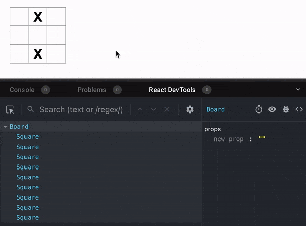 انتخاب کامپوننتها در صفحه با React DevTools